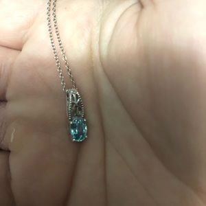 Blue Topaz Necklace